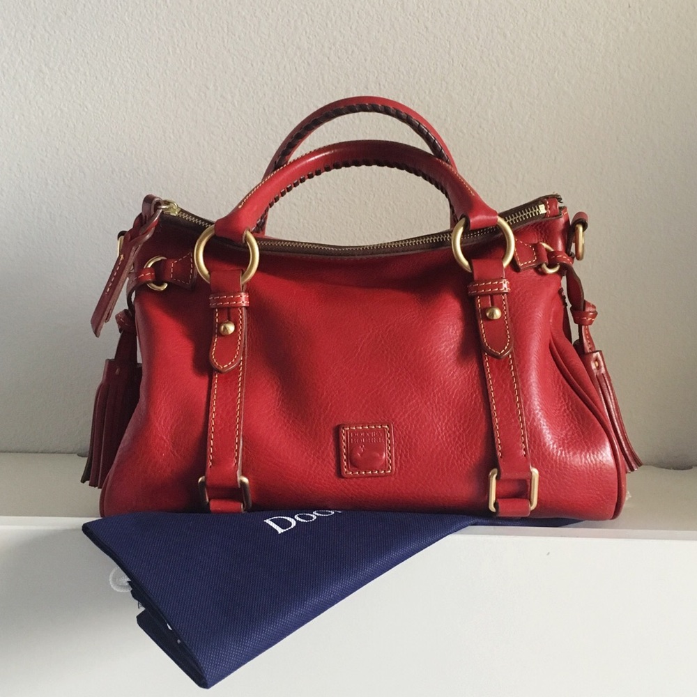 💌SOLD💌Dooney & Bourke Red Florentine Satchel